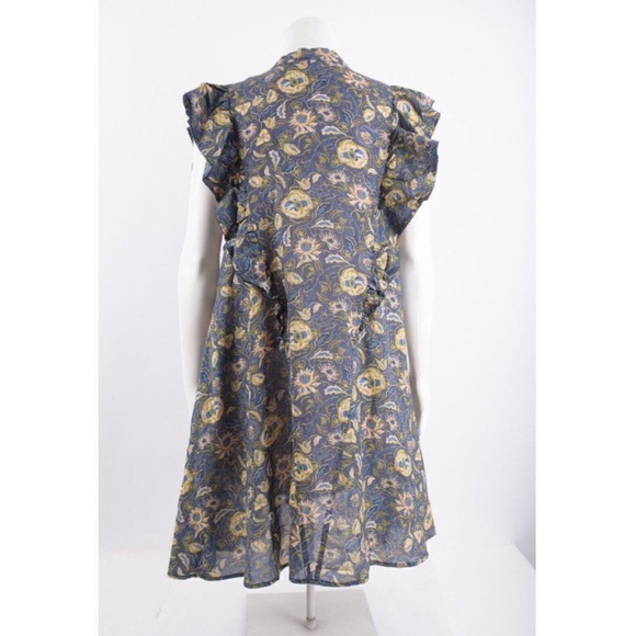 Floral Ruffle Sleeve Mini Dress - Picture 2 of 2